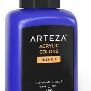 ARTEZA Premium Acrylic Color - Ultramarine Blue 33.8 fl oz / 1000ml / New